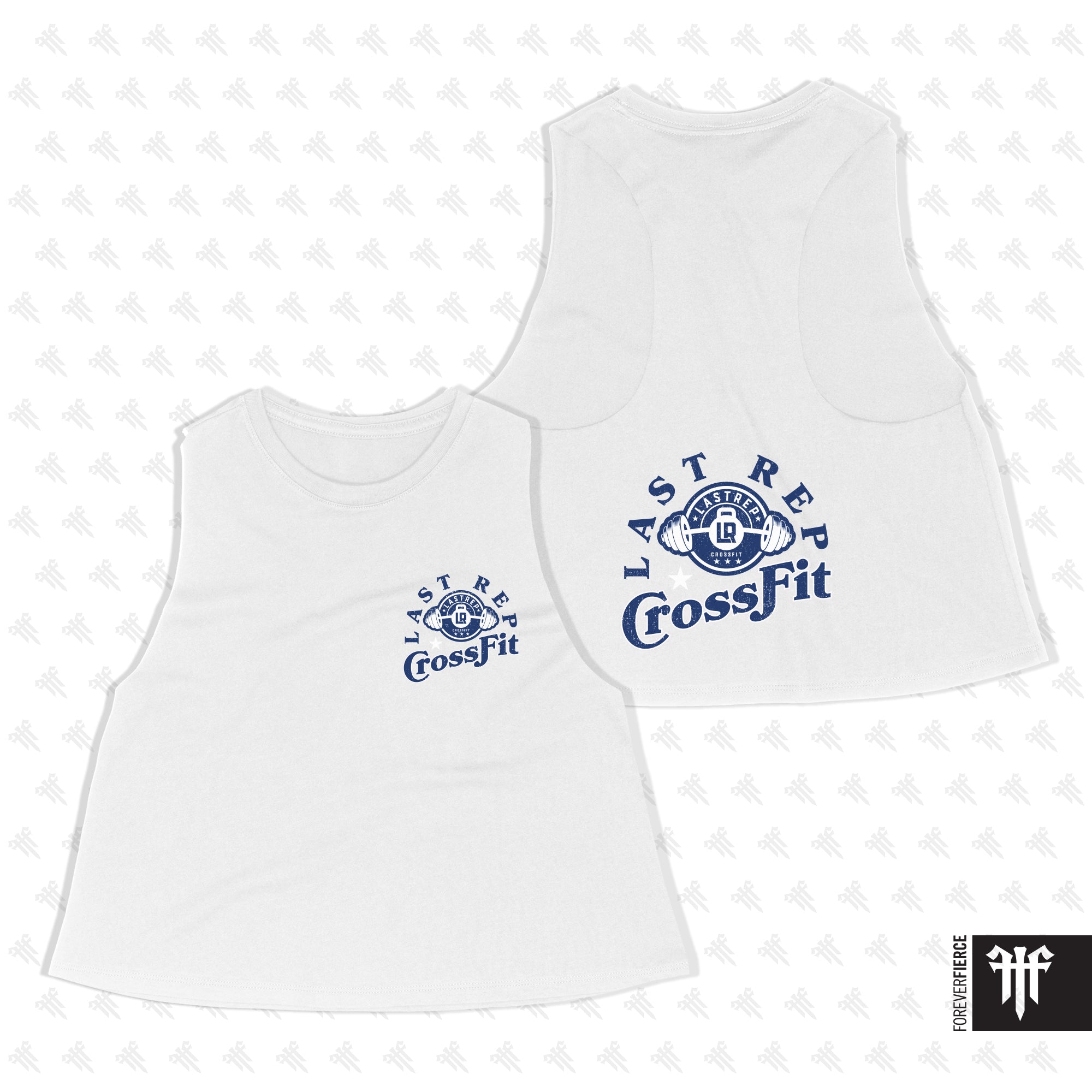 Last Rep CrossFit August 2025 Womens Crop Tank