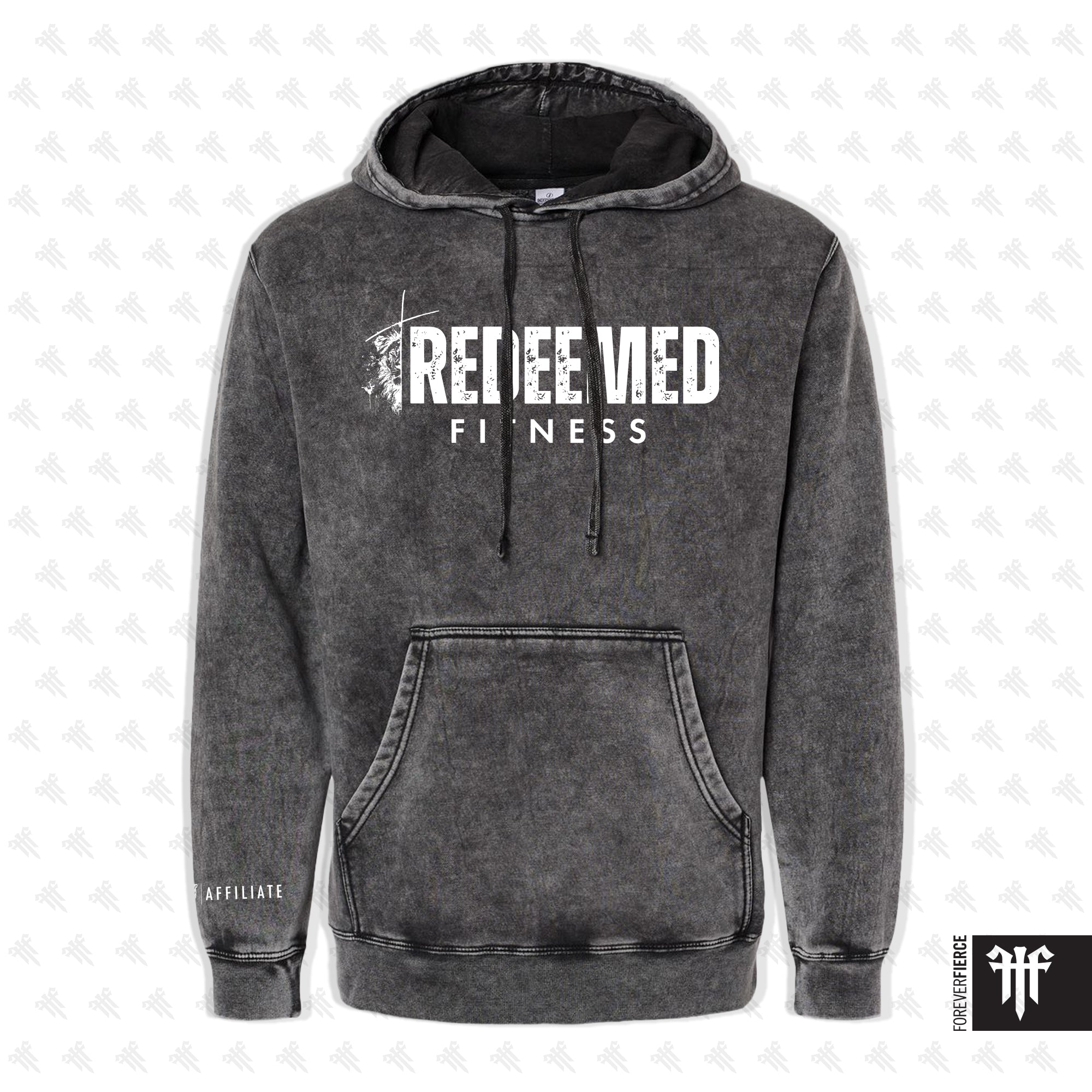 Redeemed Fitness September 2025 Mineral Wash Pullover