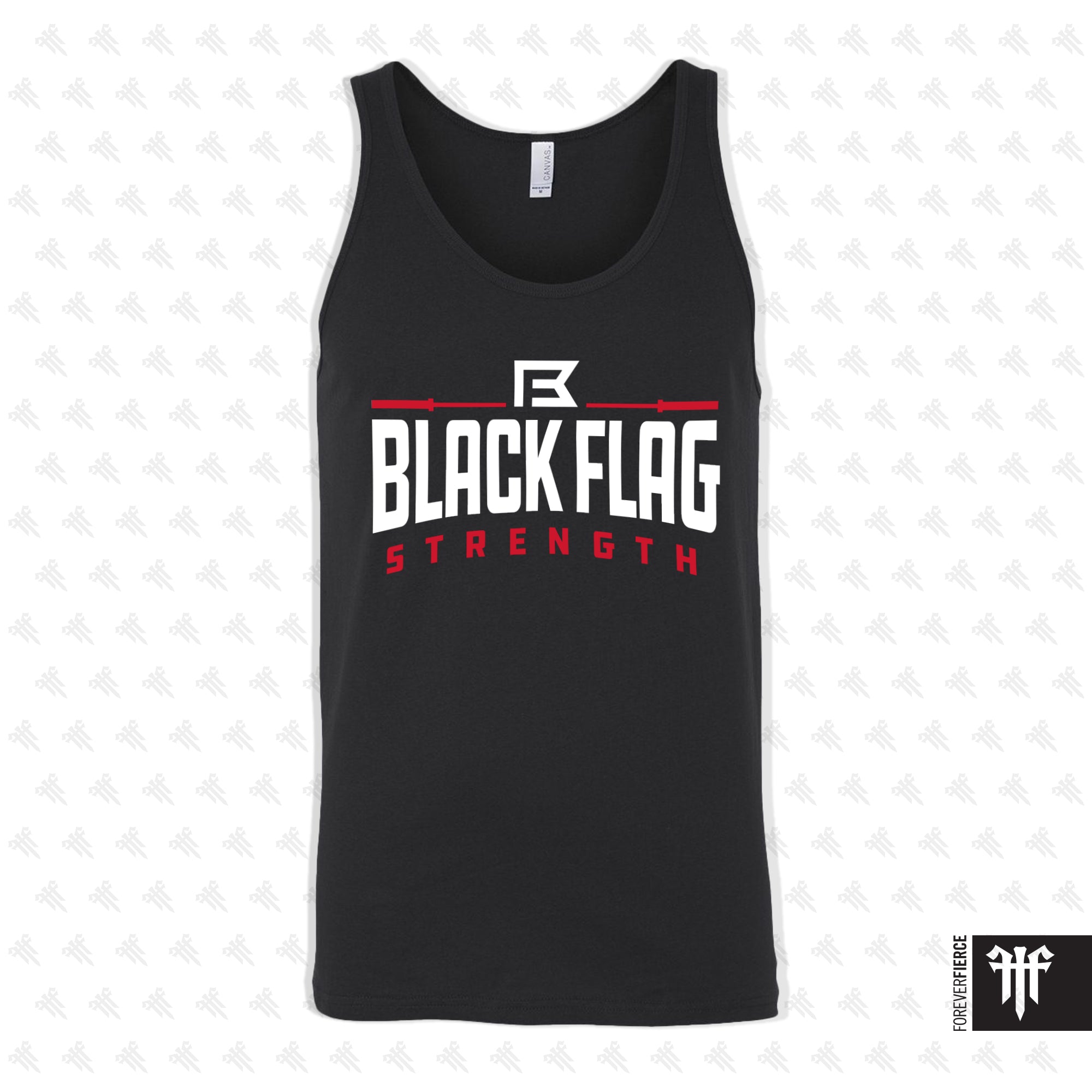 Black Flag Strength August 2025 Mens Tank