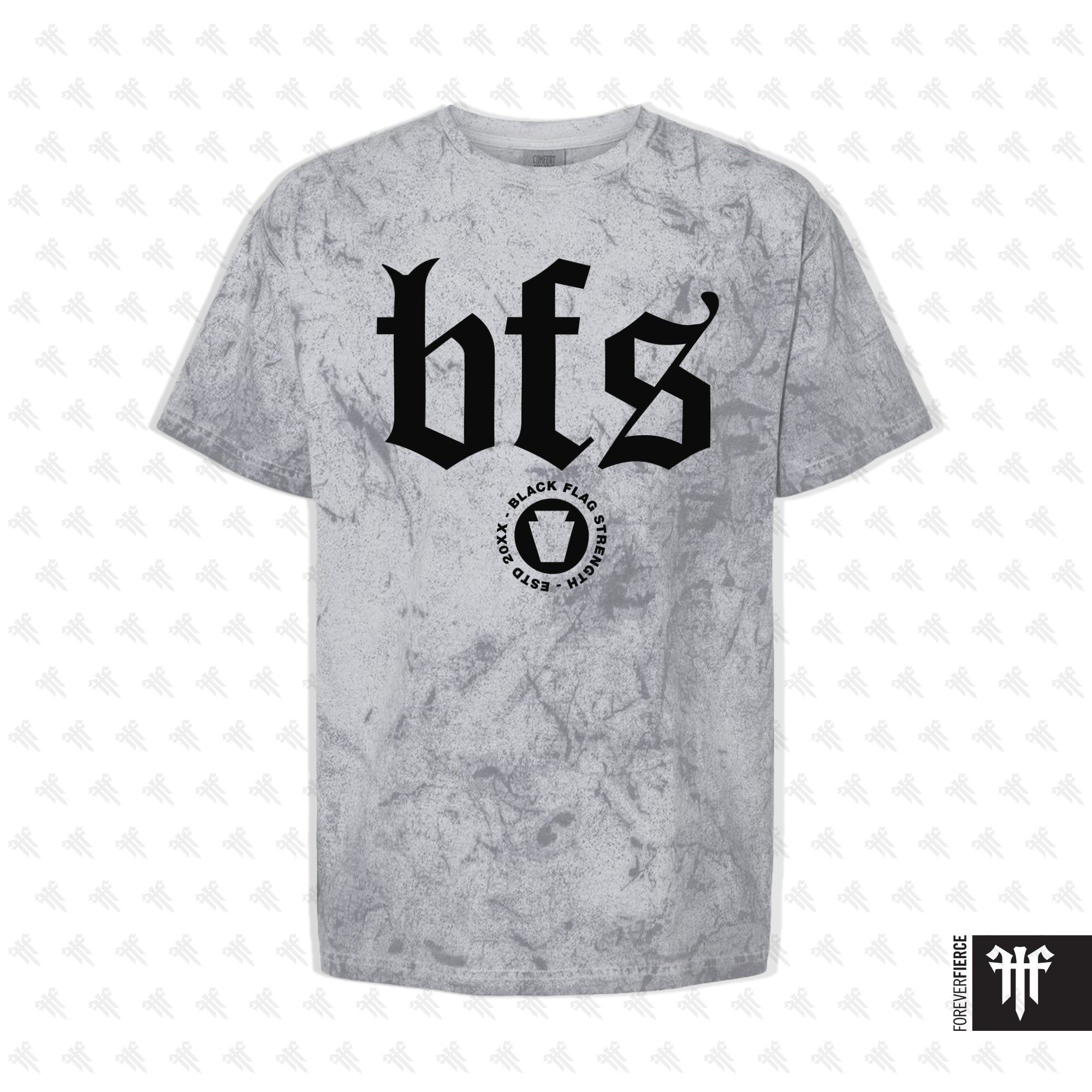 Black Flag Strength August 2025 BFS Colorblast Tee