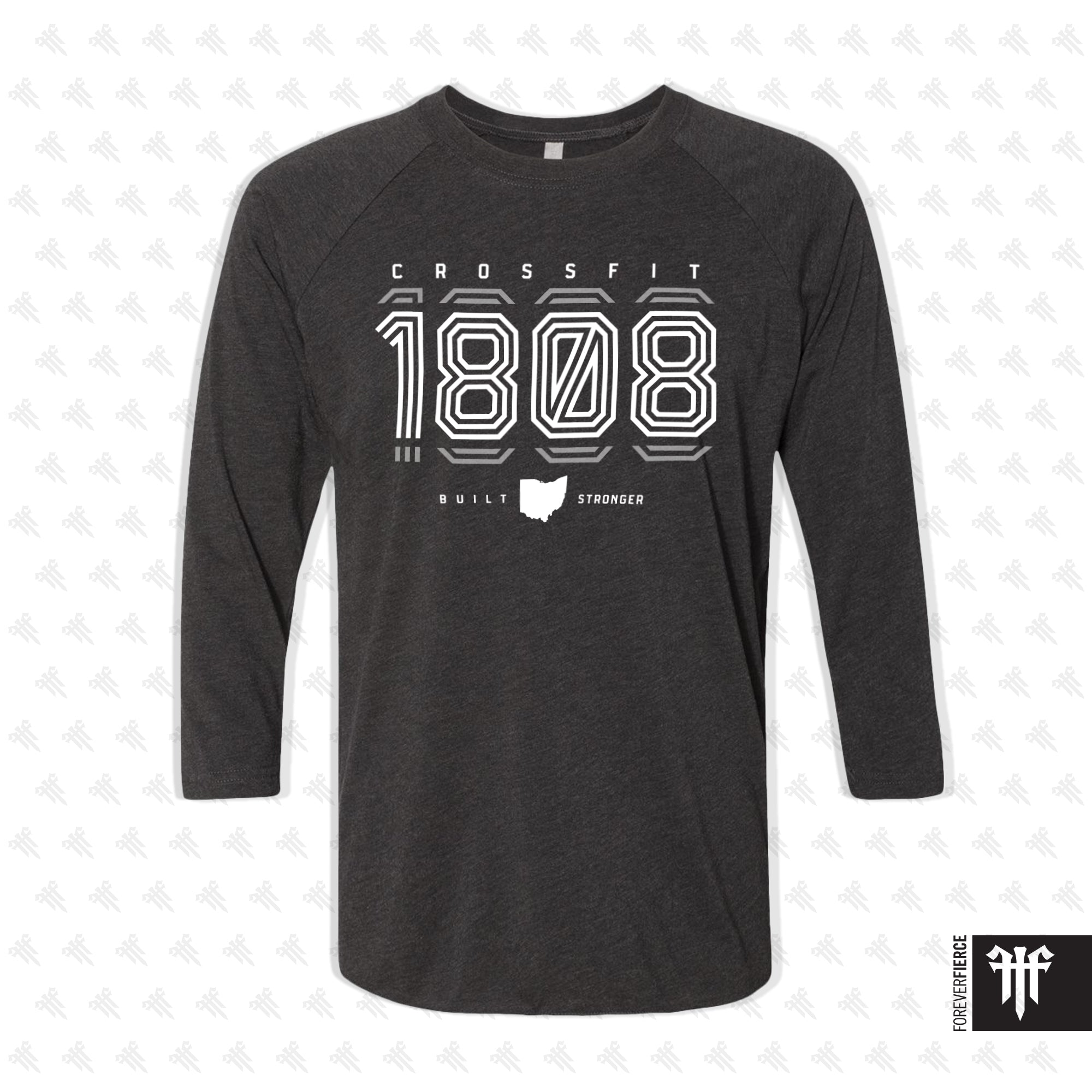 CrossFit 1808 August 2025 Baseball Tee