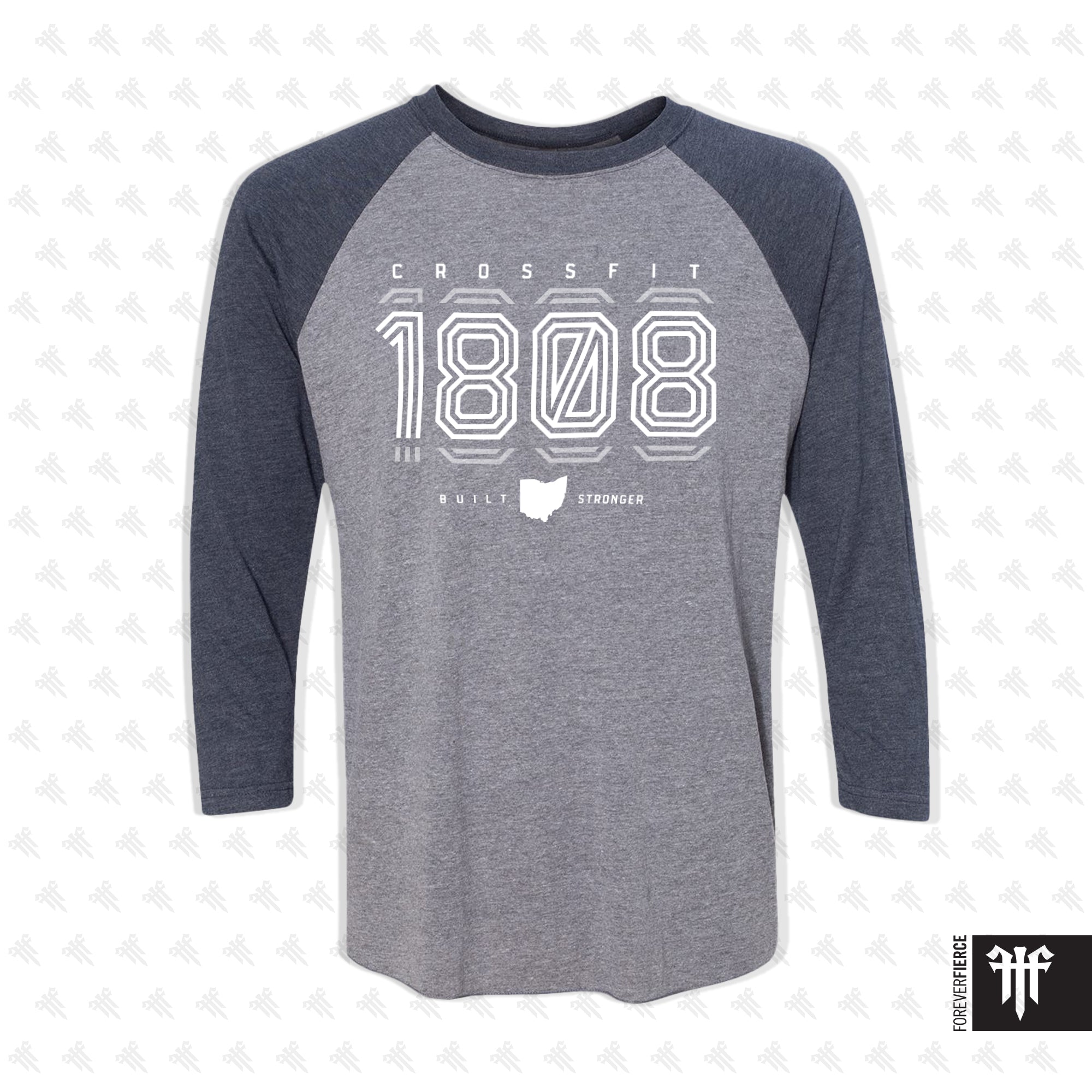 CrossFit 1808 August 2025 Baseball Tee