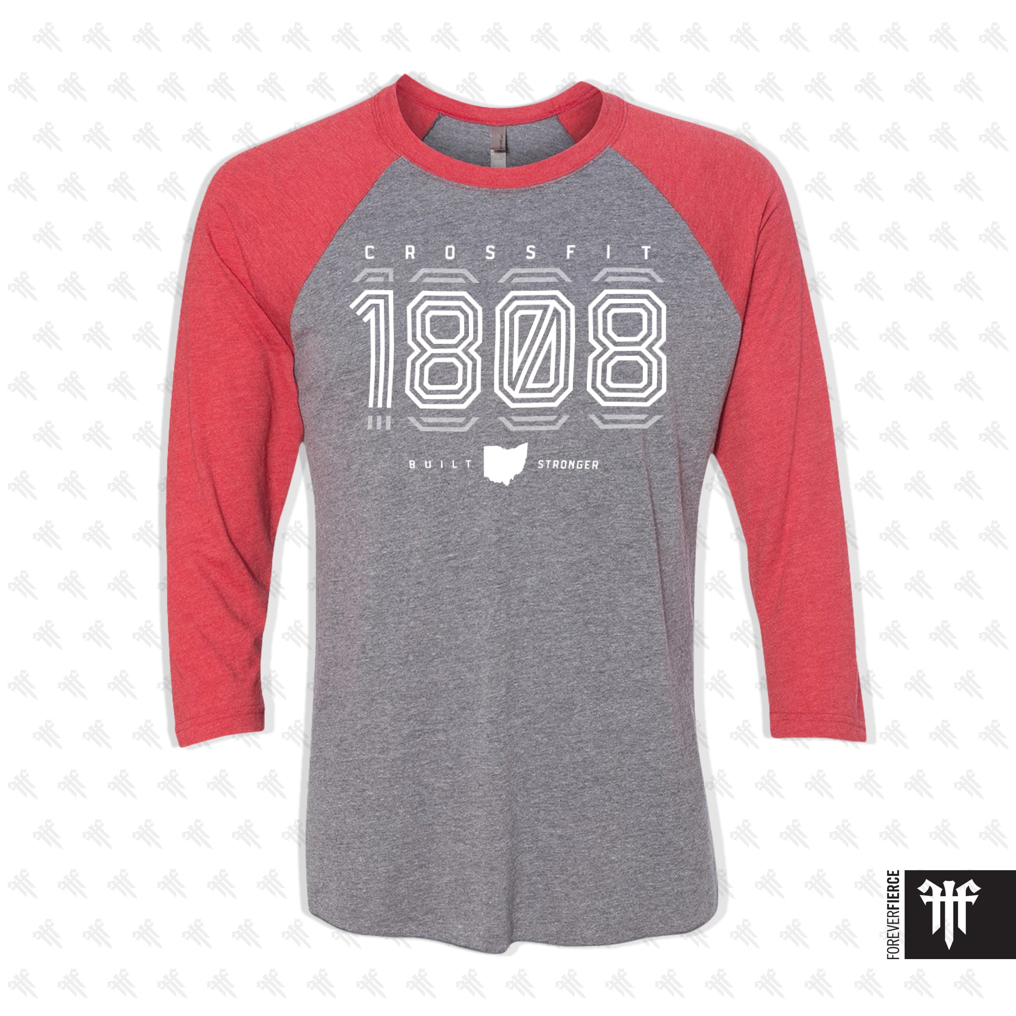 CrossFit 1808 August 2025 Baseball Tee