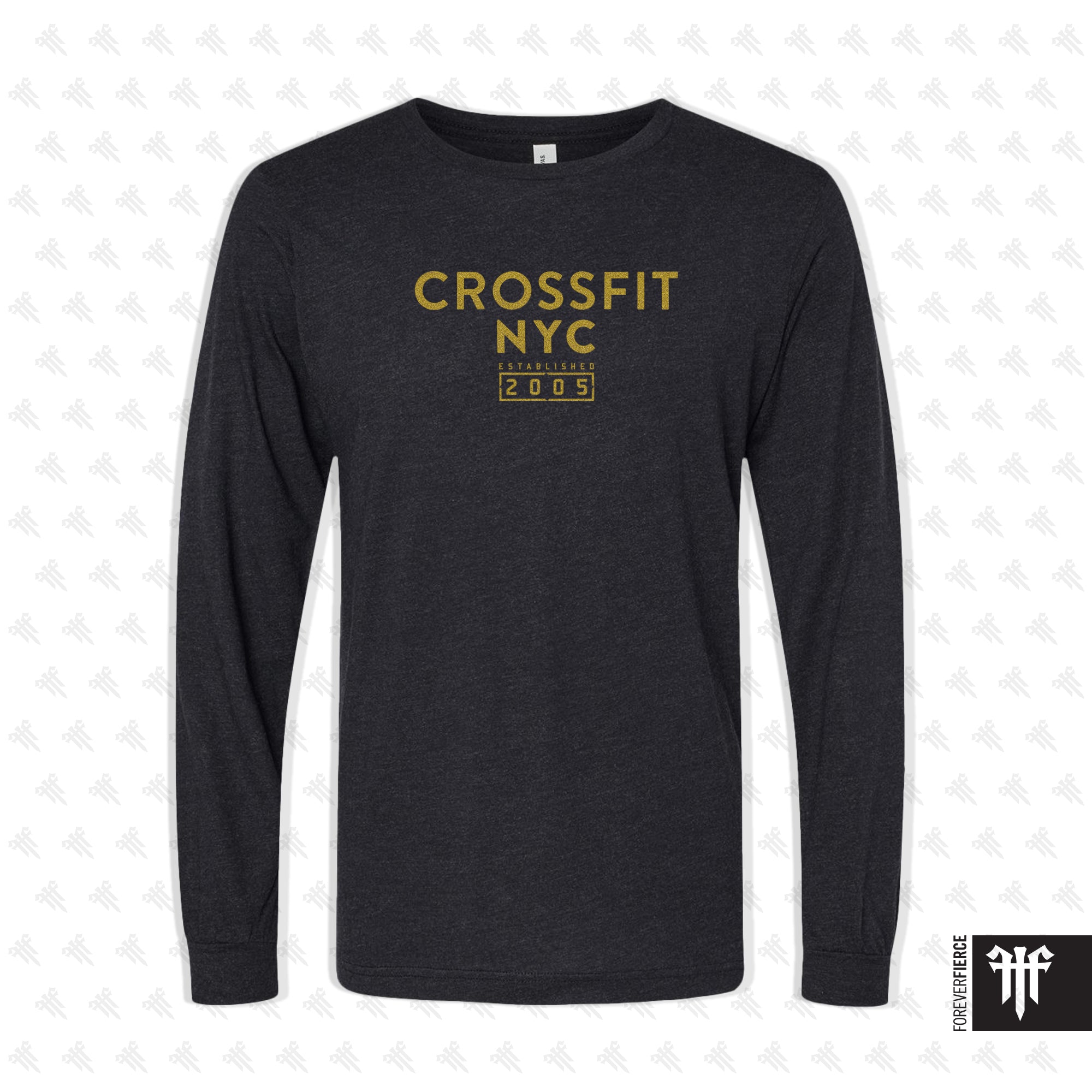 CrossFit NYC August 2025 Gold Ink Longsleeve