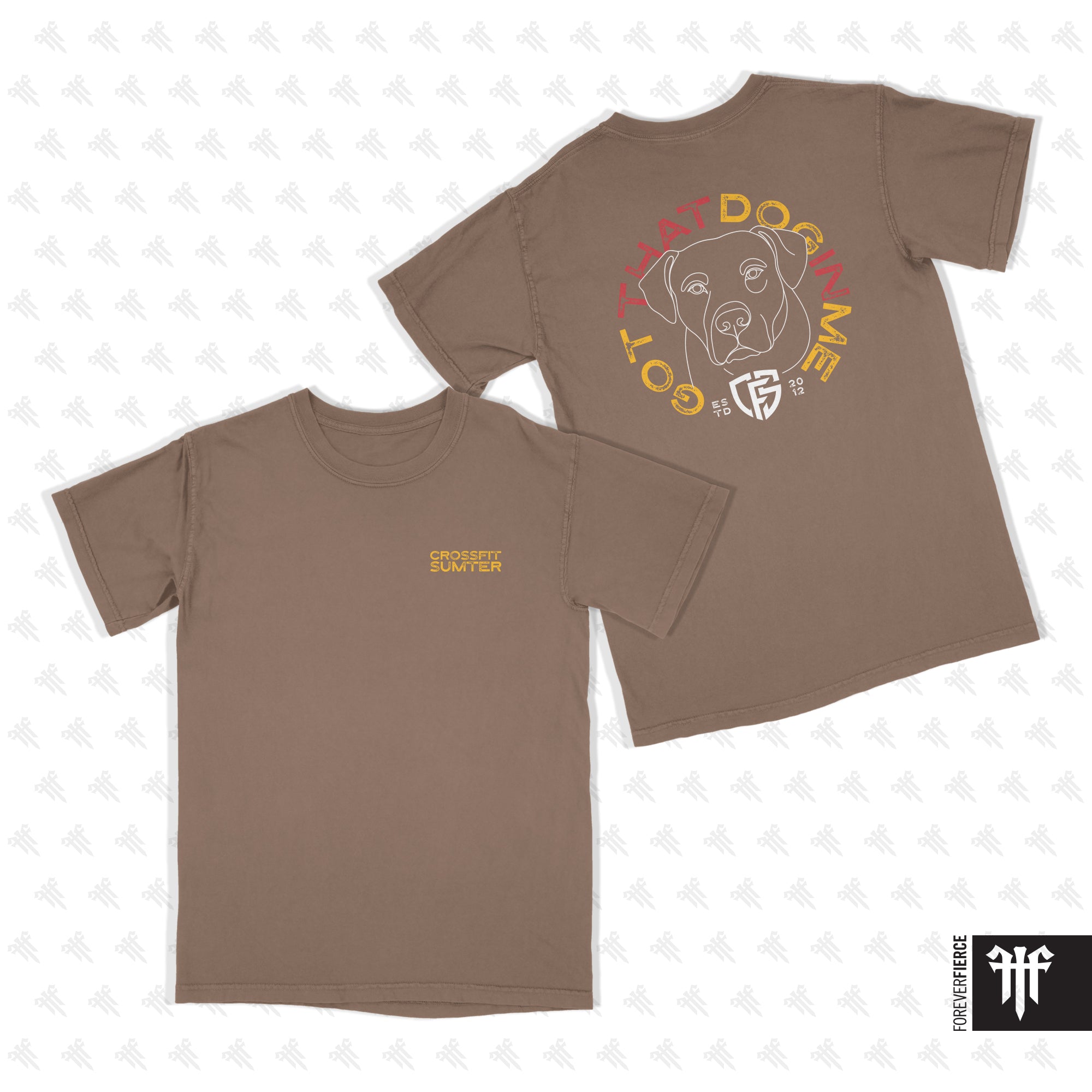 CrossFit Sumter August 2025 Comfort Colors Dog Tee