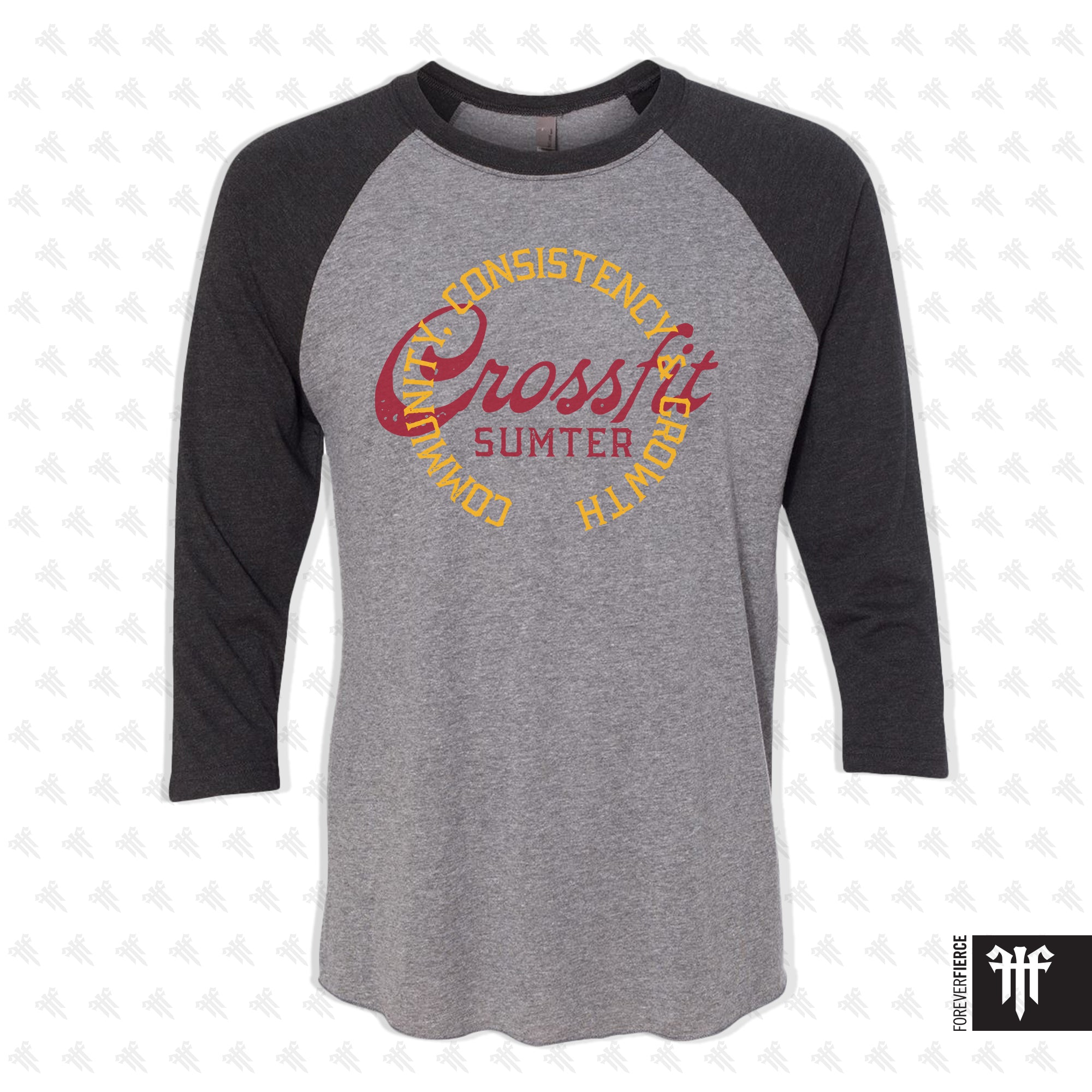 CrossFit Sumter August 2025 Baseball Tee