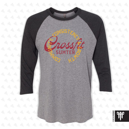 CrossFit Sumter August 2025 Baseball Tee