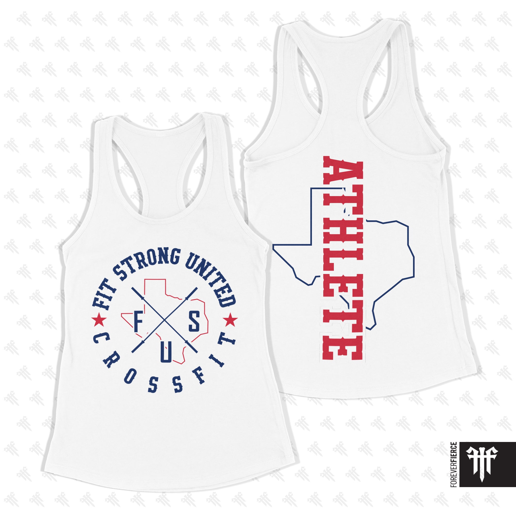 FSU CrossFit February 2025 White Womens Racerback