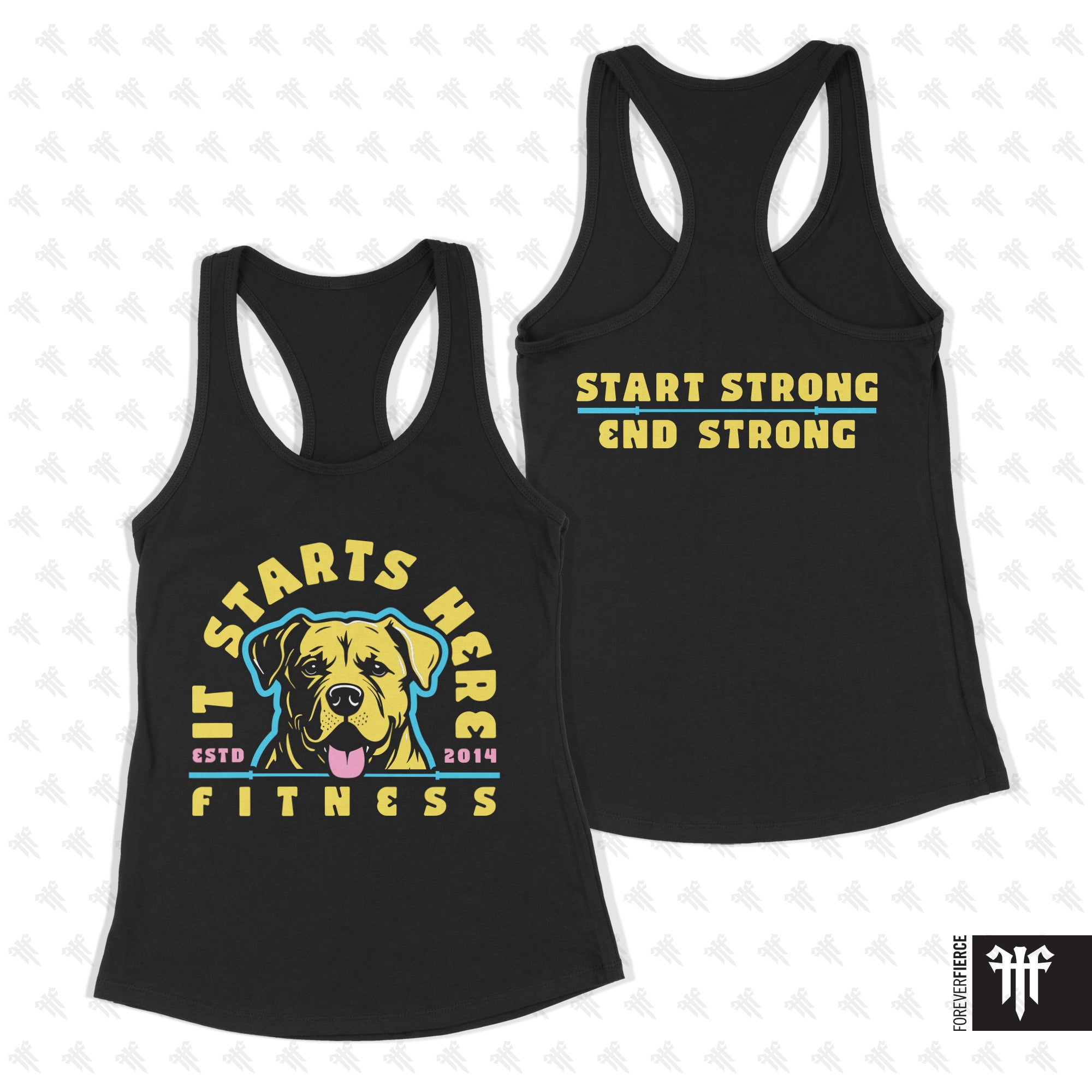 It Starts Here Fitness February 2025 Womens Racerback