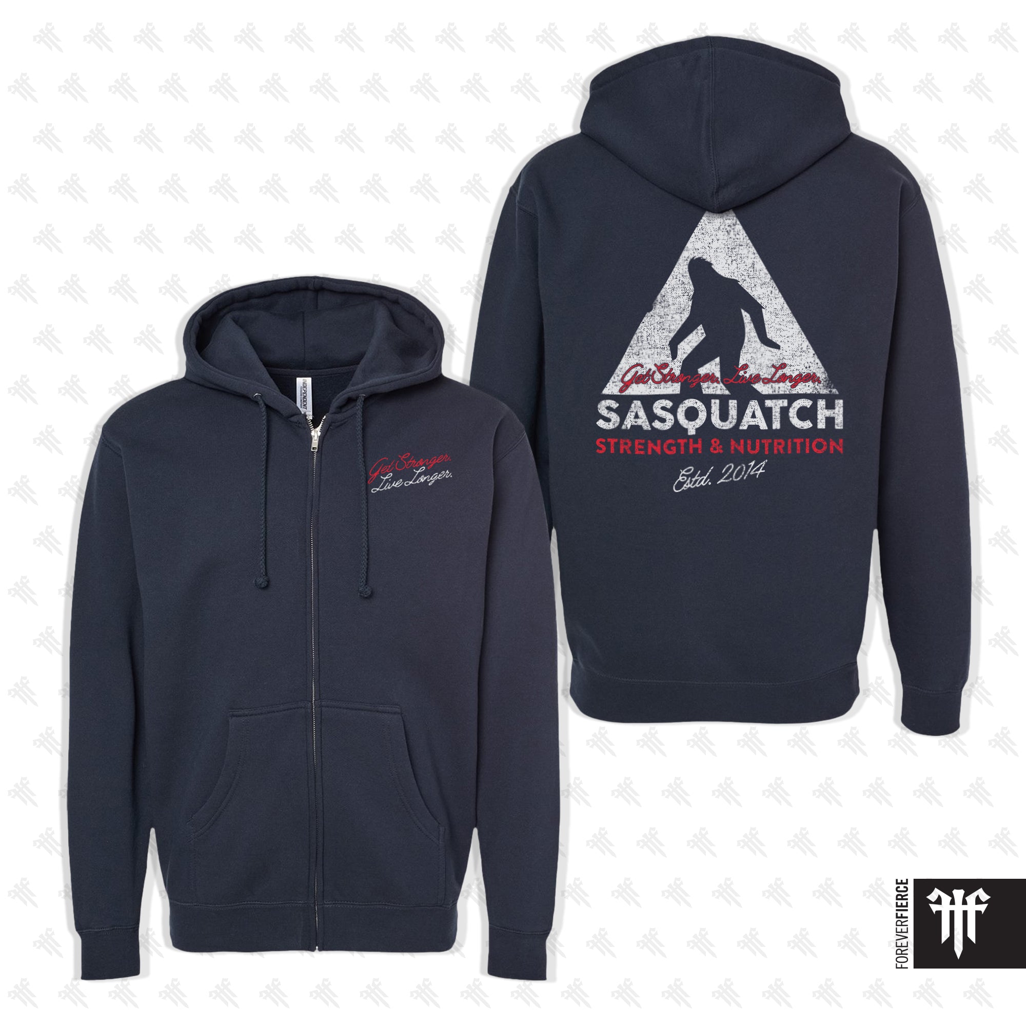 Sasquatch Strength Sammamish February 2025 Full-Zip Hoodie