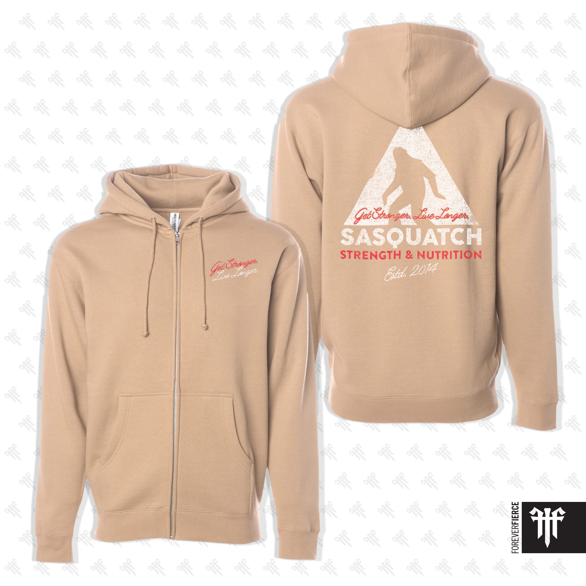 Sasquatch Strength Sammamish February 2025 Full-Zip Hoodie