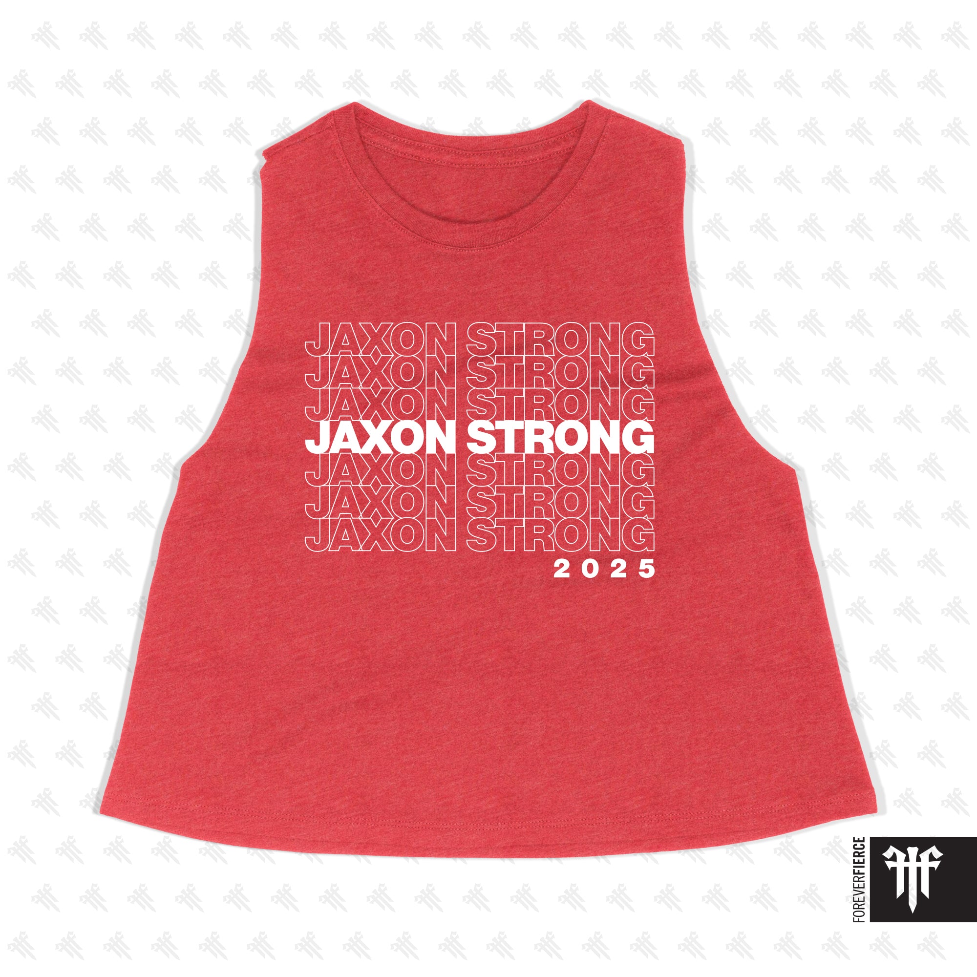 The Gym February 2025 Jaxon Strong Womens Crop Tank