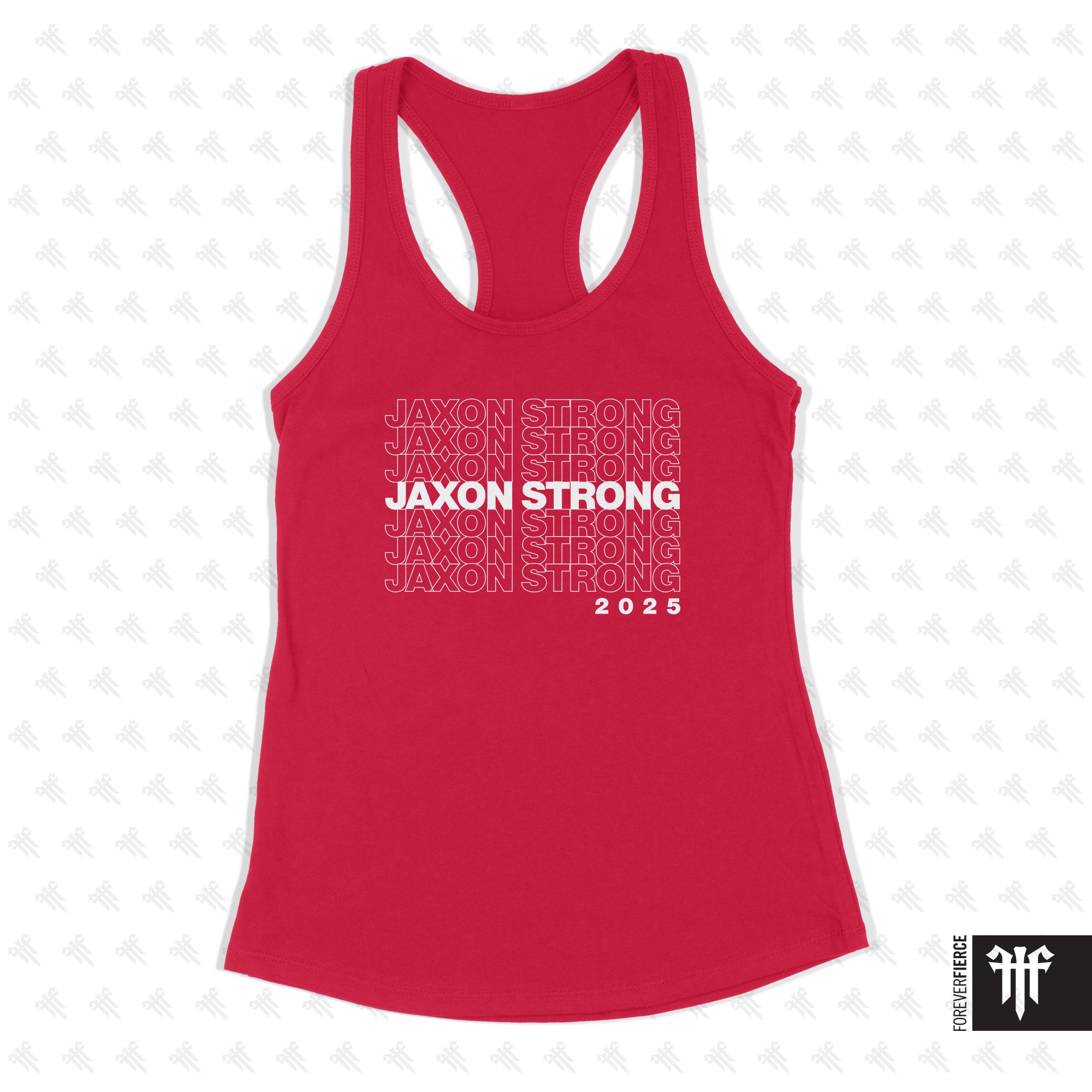 The Gym February 2025 Jaxon Strong Womens Racerback